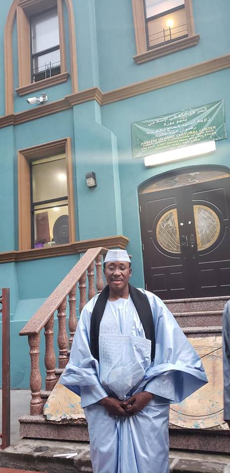 Serigne Mame Mor Mbacké à la Zawiya Seydil Hadji Malick Sy de New York