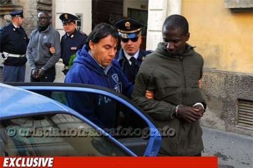 Photos : Voici les images de l'arrestation de quatre sénégalais en Italie pour vente de drogue