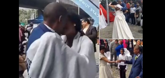 Afrique du Sud : Un couple sans-abri se marie après une relation de 30 ans (photos)