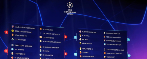 LIGUE DES CHAMPIONS : Le tirage au sort