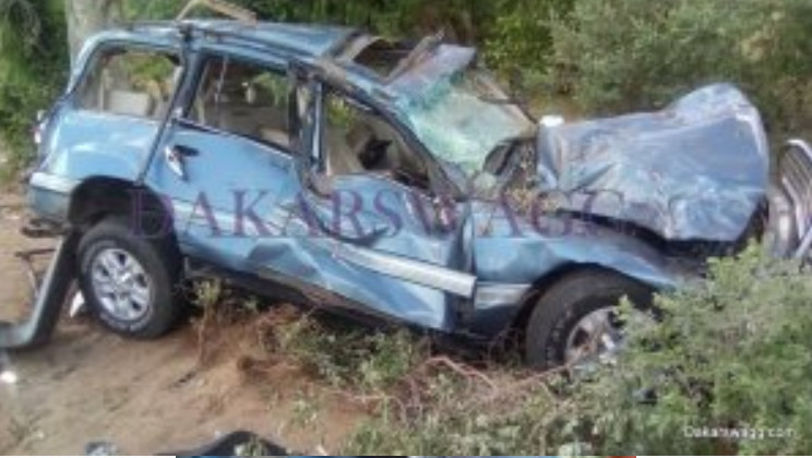 05 Photos: Les images de l’accident du journaliste Ndéné Biteye de Walf