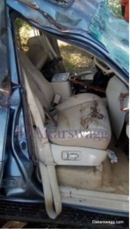 05 Photos: Les images de l’accident du journaliste Ndéné Biteye de Walf 05 Photos: Les images de l’accident du journaliste Ndéné Biteye de Walf