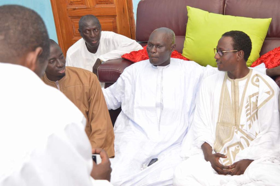 Les premières images du khalife de Serigne Bara Mbacké et de Serigne Sidy Moukhtar Mbacké , Serigne Moustapha Mbacké