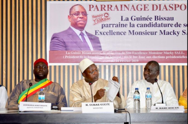 La Guinée Bissau se met au parrainage : 4 000 parrains en faveur de Macky Sall La Guinée Bissau se met au parrainage : 4 000 parrains en faveur de Macky Sall