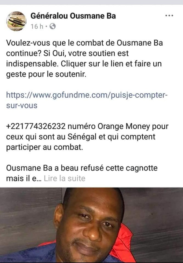 Voici Pourquoi Ousmane Ba a arrété ses lives ?