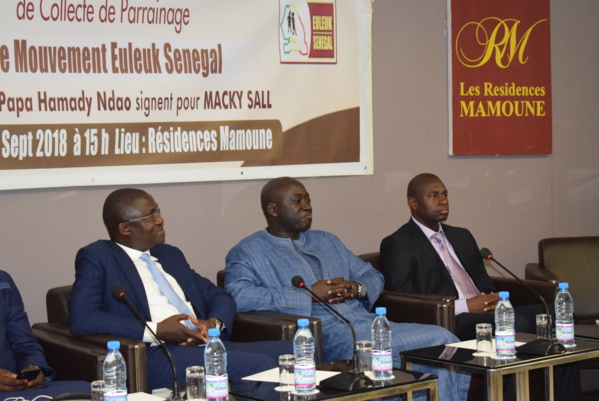 La campagne de parrainage du candidat Macky Sall.« Euleuk Sénégal » Pape Hamady Ndao lance le concept des « grands parrains »