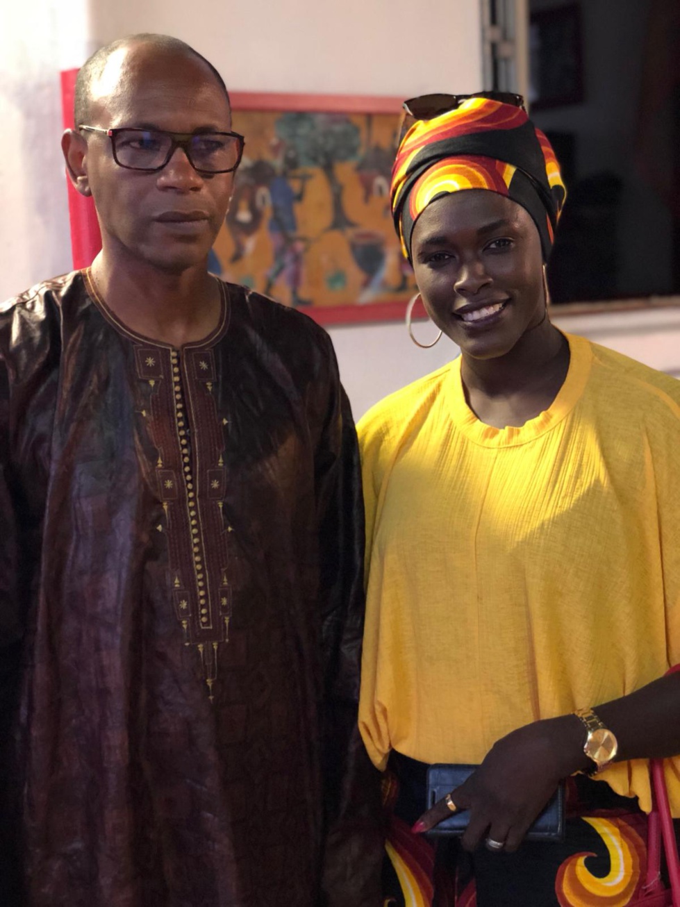 Les images de la rencontre avec Mme Ndèye Nar Thiam de Genève "Le Partage Guestou Diaspora" au 3,rue Émile Dunière à Villeurbanne