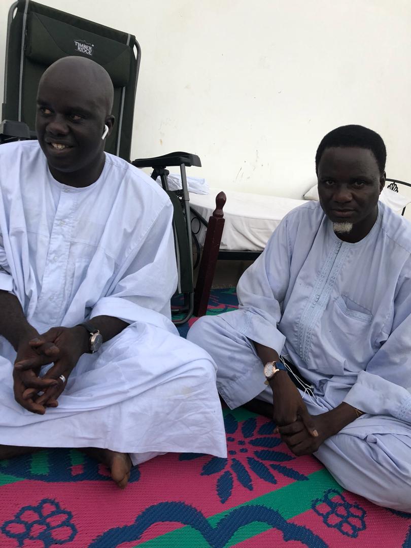 Visite de Serigne Bass Abdou Khadr à Touba Diaty dans le Cayor chez Serigne Mouhamadan Mbacké Ibn Serigne Abdoul Ahad