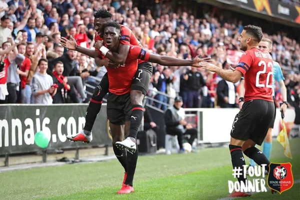 Ligue Europa : Victoire de Rennes avec Sarr buteur et Niang virevoltant