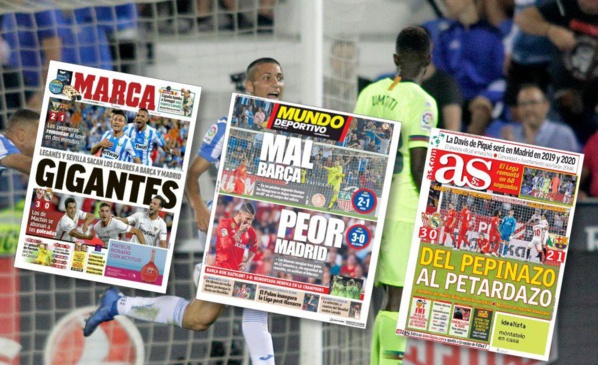 Le Real et le Barça au tapis, onde de choc dans la presse Espagnole