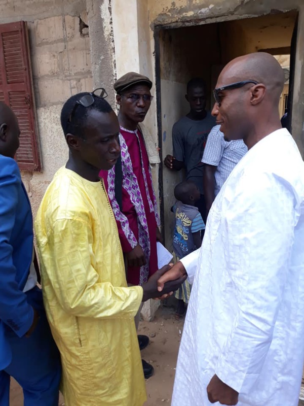 Sorti de prison, Barthélémy Dias rend visite à la mère de Khalifa Sall Sorti de prison, Barthélémy Dias rend visite à la mère de Khalifa Sall