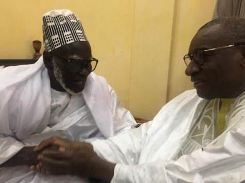 Me Sidiki Kaba chaleureusement reçu par le Khalif général des Mourides 