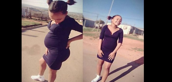 PHOTOS - Afrique du Sud: une fille de 12 ans enceinte et ”fière” embrasse le futur père 