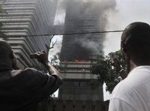 Incendie au siège du Trésor public à Abidjan