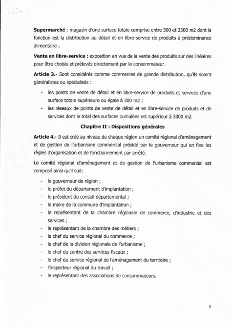 Décret 2018 1888 réglementant les commerces de grande distribution au Sénégal (document) Décret 2018 1888 réglementant les commerces de grande distribution au Sénégal (document)