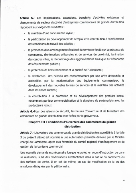 Décret 2018 1888 réglementant les commerces de grande distribution au Sénégal (document) Décret 2018 1888 réglementant les commerces de grande distribution au Sénégal (document)