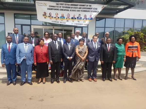 Mary Teuw Niane au Malawi pour la Promotion de l’Education, de la Science et de la Technologie (C10)