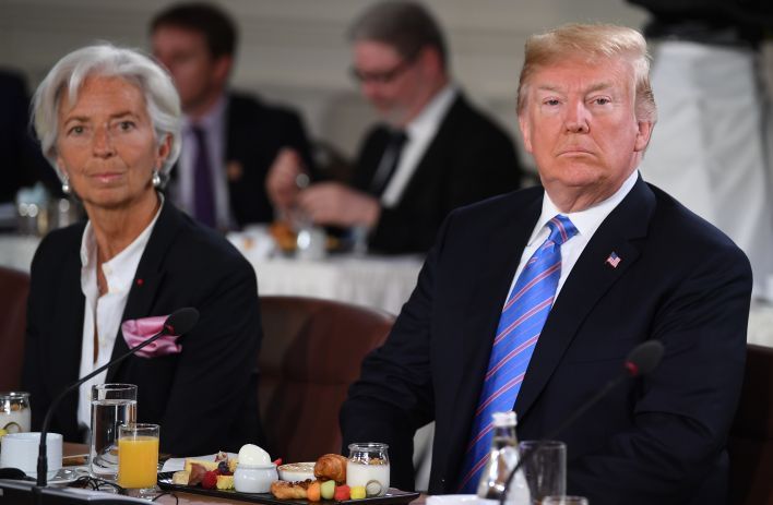 Lagarde (FMI): "Trump a raison sur bien des points"