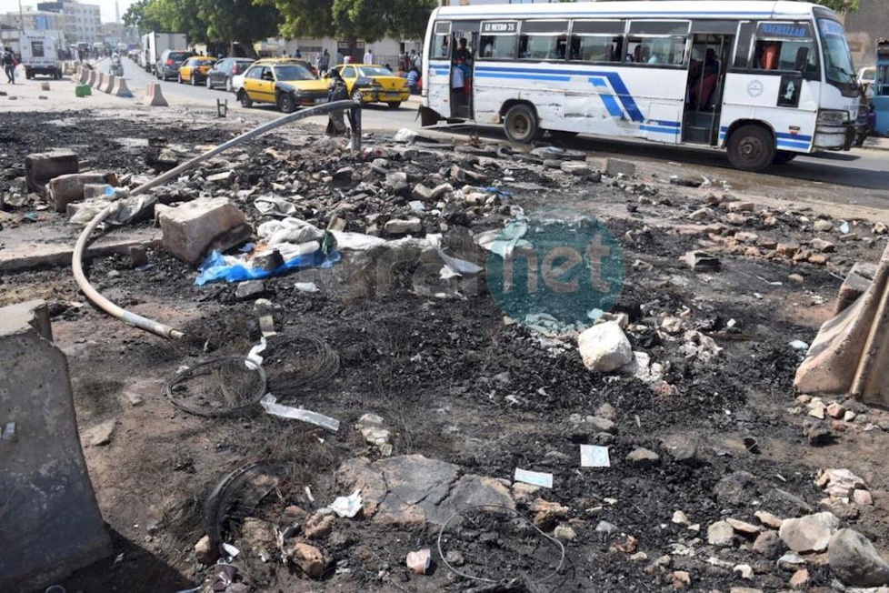 Les images du déguerpissement des marchands à Colobane