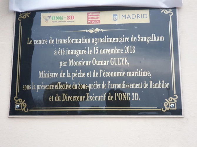 Sangalkam inaugure un centre de transformation agro-alimentaire 