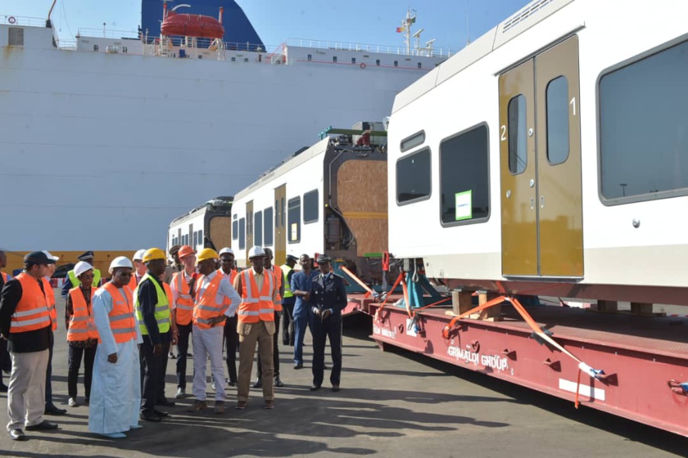 Premières rames du Ter: Arrivée et réception par le PM au môle 2 du port de Dakar ce dimanche