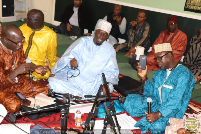 Images- La Communauté sénégalaise de Louisville Kentucky à célébré le Maouloud 