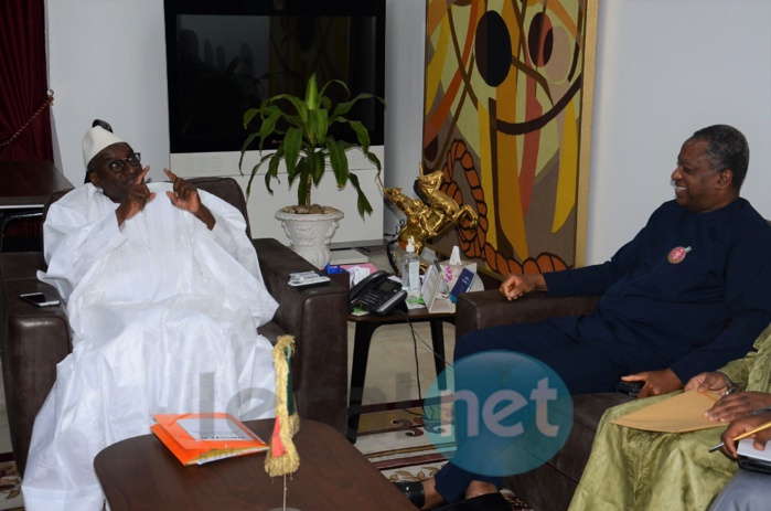 Photos : Séance de travail entre Me Sidiki Kaba et son homologue nigerian, Geoffrey Onyeama