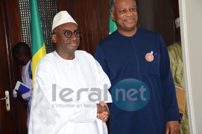 Photos : Séance de travail entre Me Sidiki Kaba et son homologue nigerian, Geoffrey Onyeama