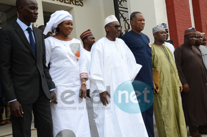 Photos : Séance de travail entre Me Sidiki Kaba et son homologue nigerian, Geoffrey Onyeama