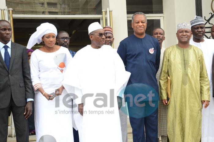 Photos : Séance de travail entre Me Sidiki Kaba et son homologue nigerian, Geoffrey Onyeama