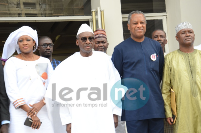 Photos : Séance de travail entre Me Sidiki Kaba et son homologue nigerian, Geoffrey Onyeama