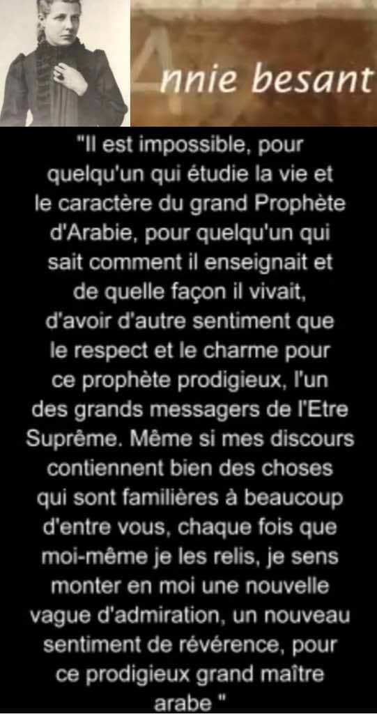 Témoignages d'auteurs européens sur le plus illustre des prophètes, Seydina Mouhamed (s.a.w) 