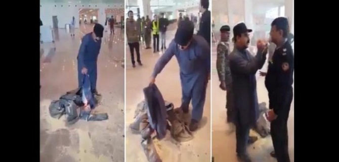 Un ministre pakistanais brûle ses vêtements à l’aéroport... Les raisons !