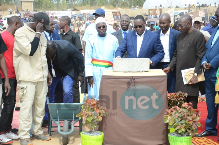 Photos -  Lancement du Domaine agricole communautaire (DAC) de Sangalkam par le Président Macky Sall en présence de Oumar Guèye