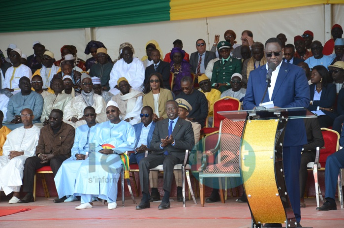 Photos -  Lancement du Domaine agricole communautaire (DAC) de Sangalkam par le Président Macky Sall en présence de Oumar Guèye