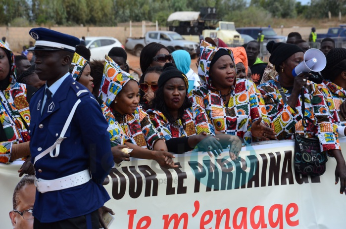 Photos -  Lancement du Domaine agricole communautaire (DAC) de Sangalkam par le Président Macky Sall en présence de Oumar Guèye