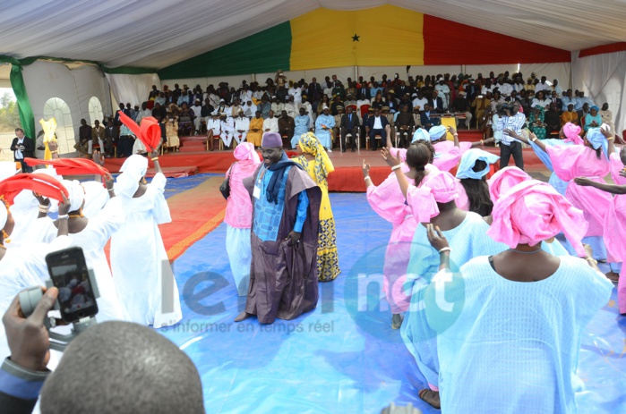 Photos -  Lancement du Domaine agricole communautaire (DAC) de Sangalkam par le Président Macky Sall en présence de Oumar Guèye