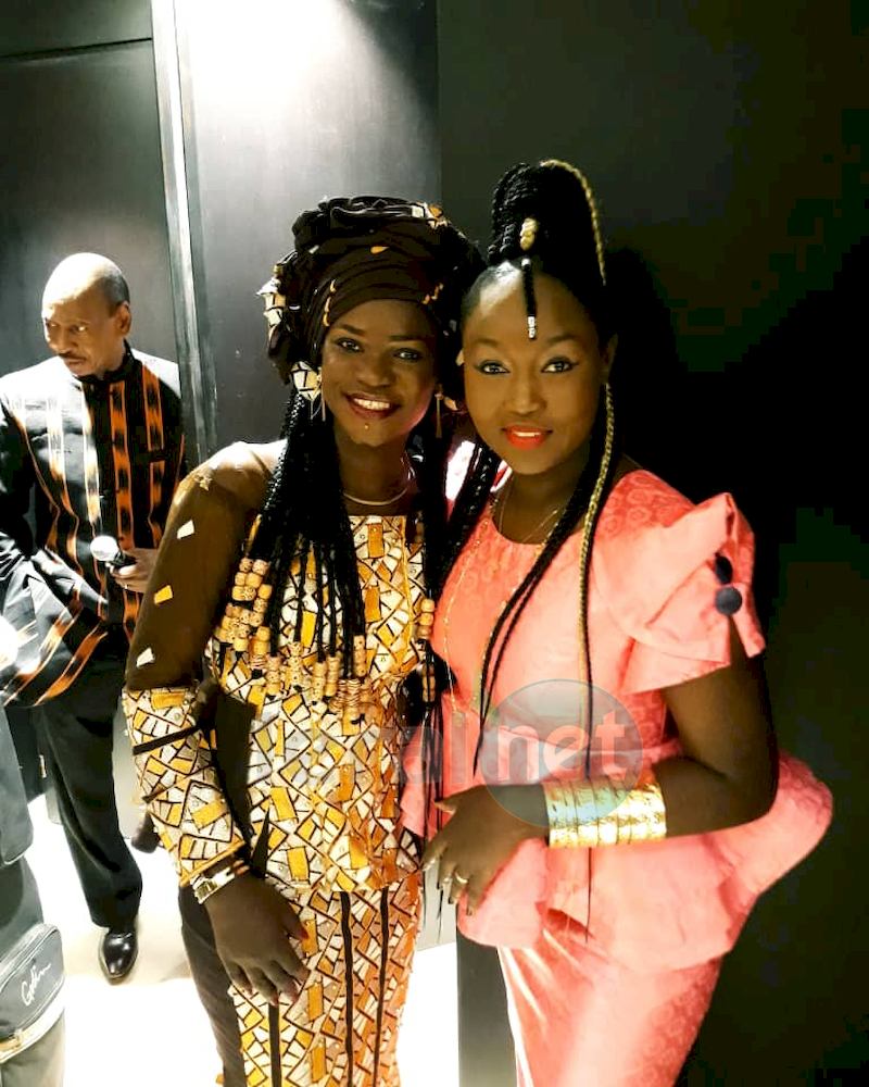 Maréma Fall avec Doussou Bakayoko,chanteuse malienne