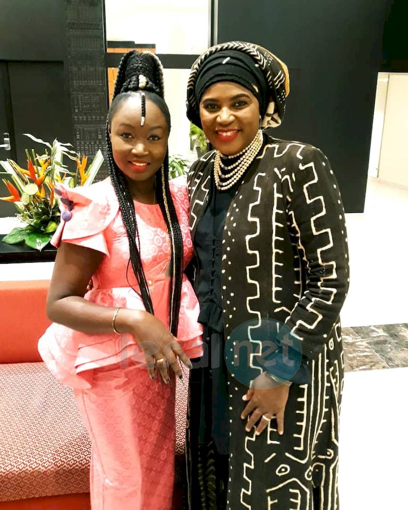 Maréma Fall avec Kamaldine de la Guinée