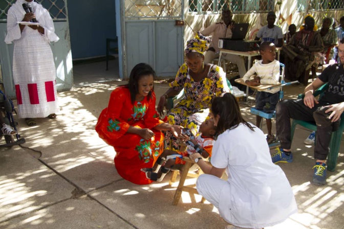 La Sonatel apporte son soutien aux enfants à mobilité réduite