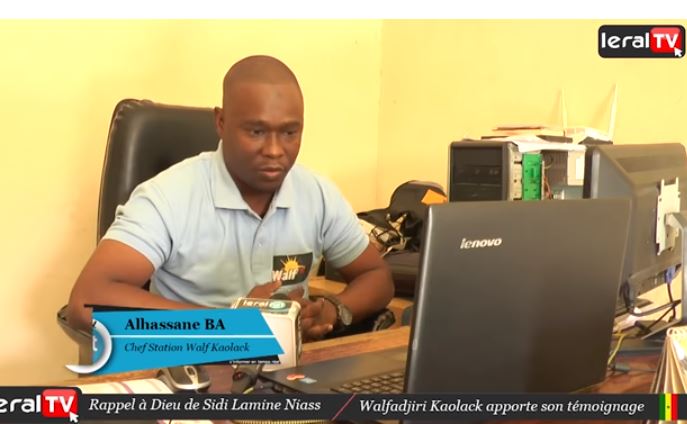 Alassane Bâ, chef de la Station Walf Kaolack : "Sidy Lamine Niasse était comme notre père "