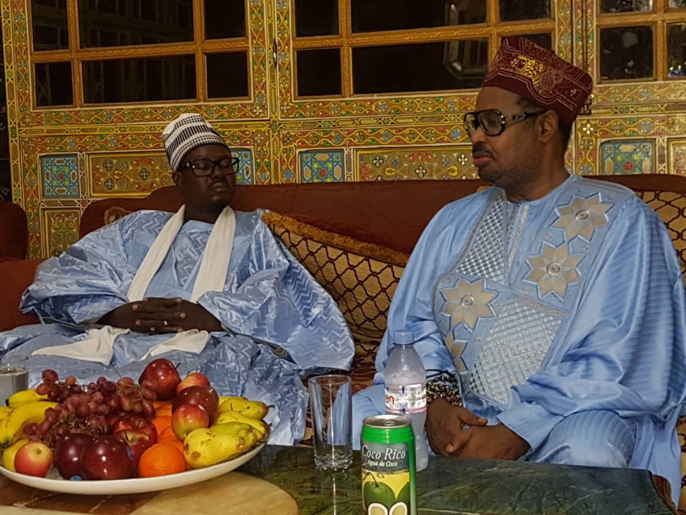 Photos : Les condoléances de Serigne Bass Abdou Khadre à la famille de Sidy Lamine Niass 