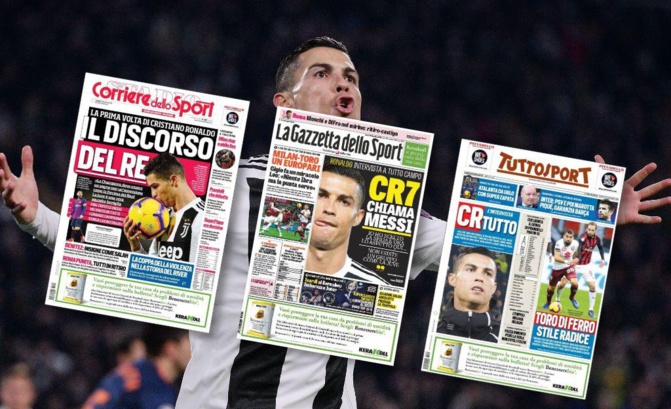 Ronaldo invite Messi à jouer en Italie
