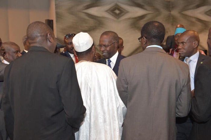 Photos : Le Premier ministre Mahammmed Boun Abdallah Dionne en toute complicité avec les les Sénégalais des États-Unis