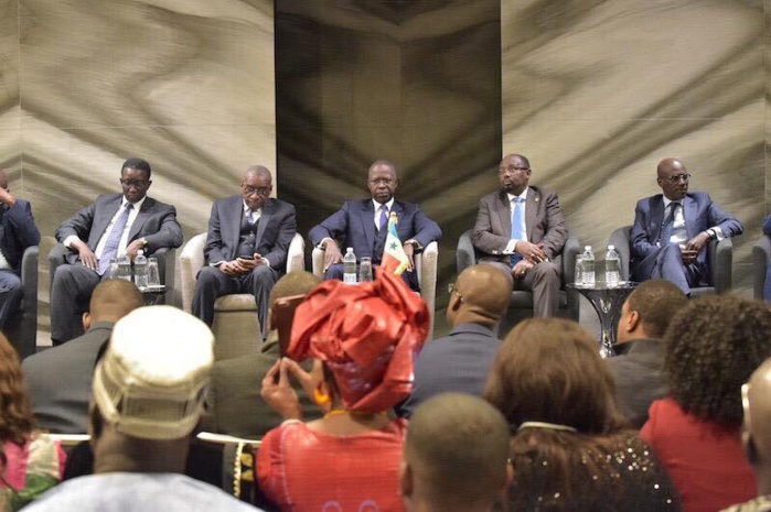 Photos : Le Premier ministre Mahammmed Boun Abdallah Dionne en toute complicité avec les les Sénégalais des États-Unis