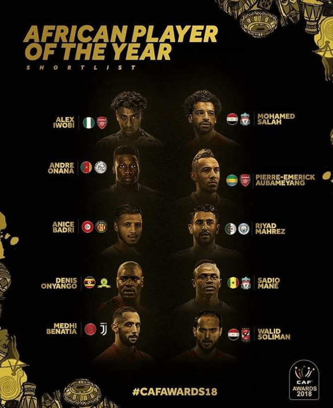 CAF Awards-Finaliste meilleur joueur Africain : Sadio Mané en course, Koulibaly et Gana zappés
