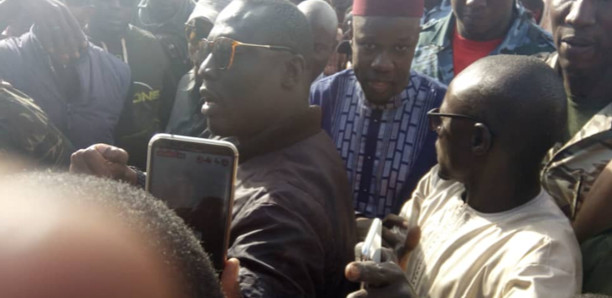 Affaire Khalifa Sall: La descente improvisée de Sonko et Barth Affaire Khalifa Sall: La descente improvisée de Sonko et Barth