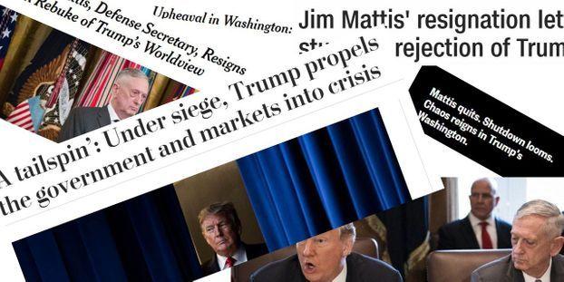 "Le chaos règne" à Washington après la démission du secrétaire à la Défense