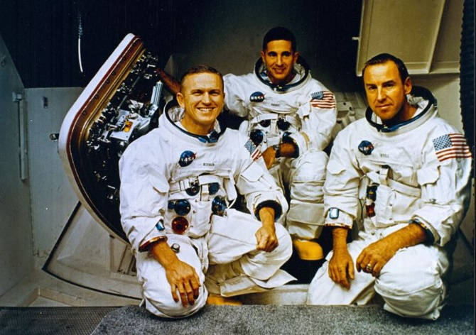 La mission Apollo 8 a 50 ans : 21 décembre 1968- 27 décembre 1968.