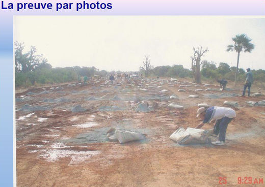 PHOTOS-Preuve par la photo: ces images qui contredisent les experts de l'IGE dans les chantiers de Thiès!